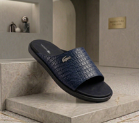Claquette Homme Croco Metallic