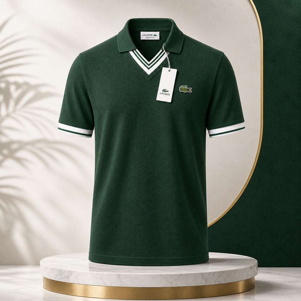 POLO Col V Homme LACOSTE