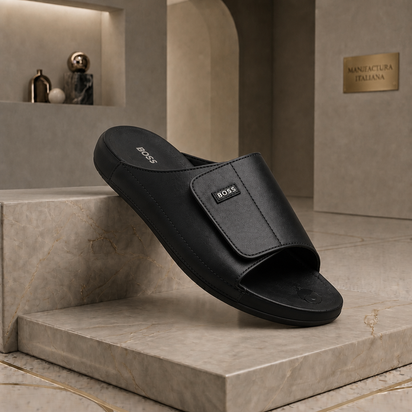 Claquette BOSS Homme en Cuir
